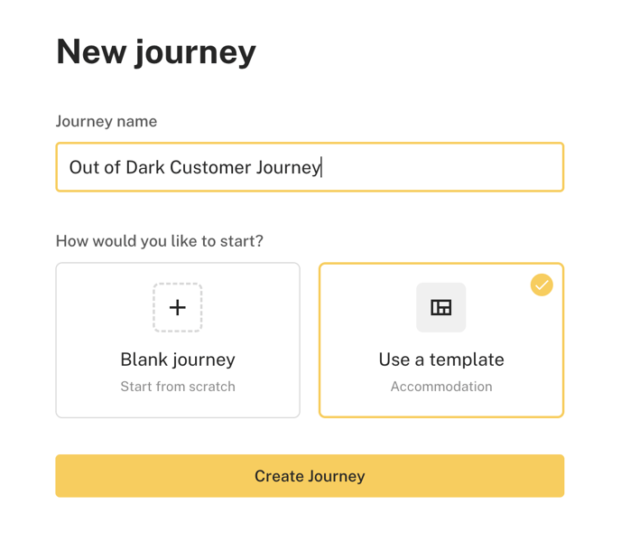 Creating a Customer Journey in Out of Dark-1